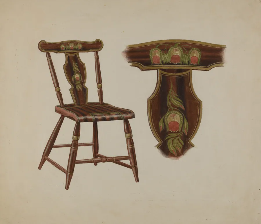 Pa. German Chair by Henry Moran