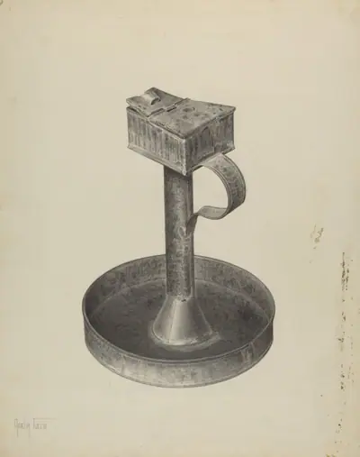 Betty Lamp and Stand