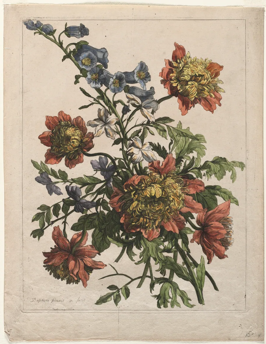 Bouquet by Jean-Baptiste I Monnoyer