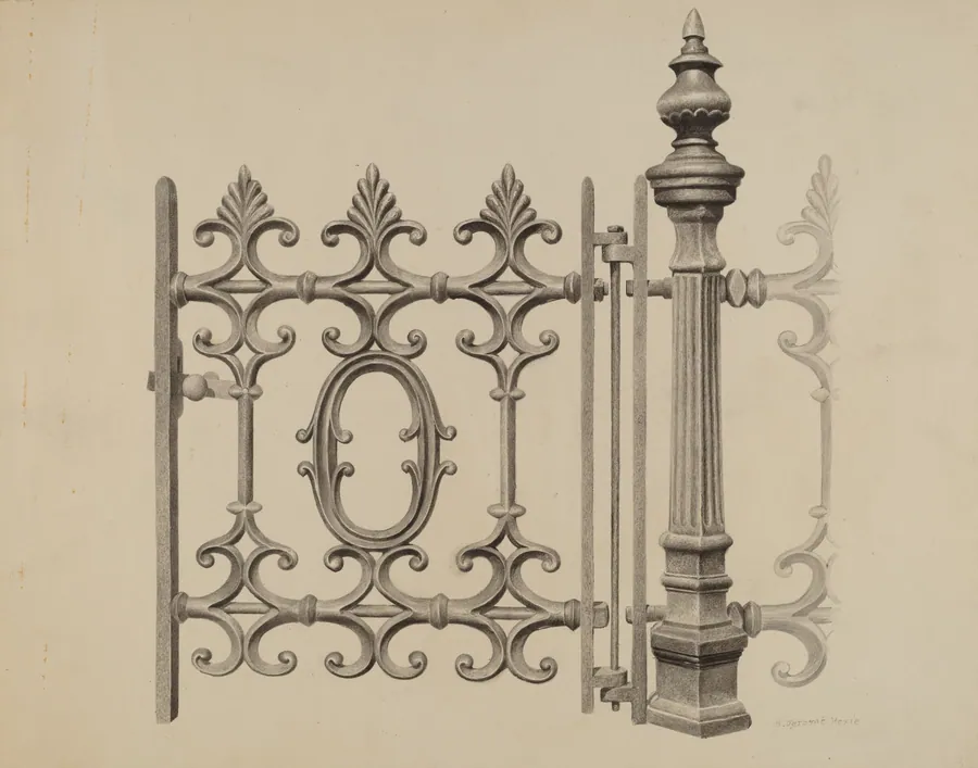 Gate and Gatepost by Jerome Hoxie