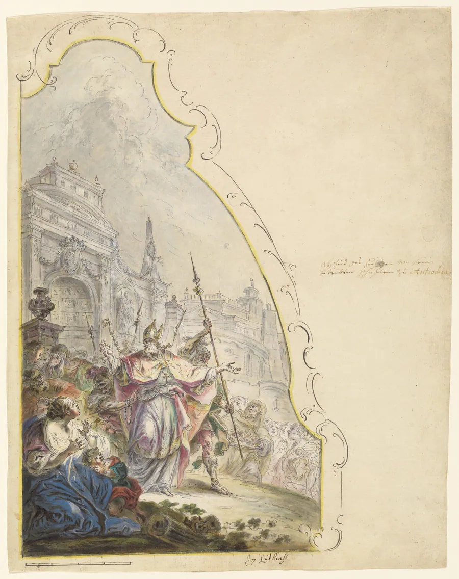 Saint Ignatius Leaving Antioch by Johann Baptist Enderle