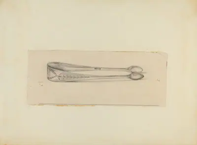 Silver Sugar Tongs