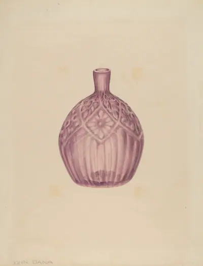 Glass Cologne Bottle