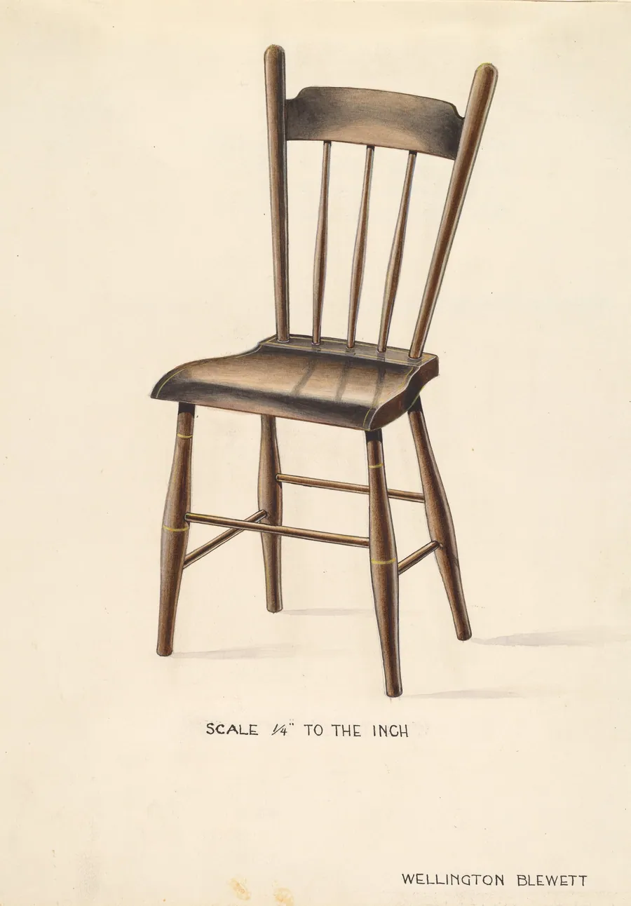Bishop Hill: Chair by Wellington Blewett