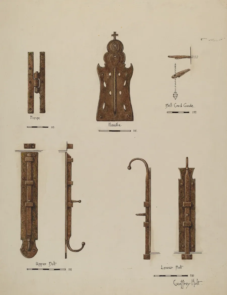 Hardware Details (of doors) by Geoffrey Holt