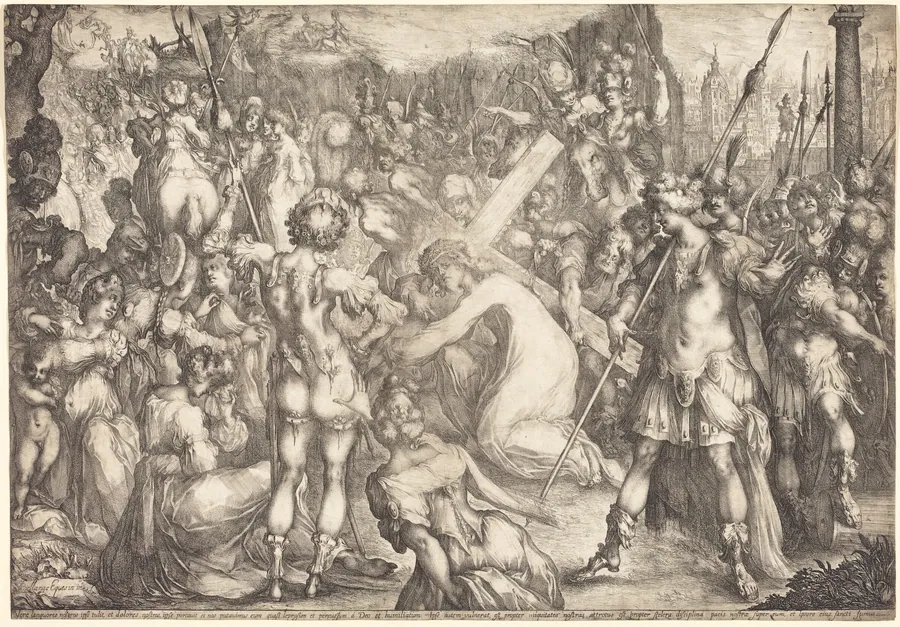 The Road to Calvary by Jacques Bellange