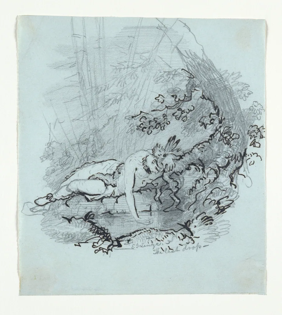 The Last Drop (from McGuire Scrapbook) by Emanuel Leutze