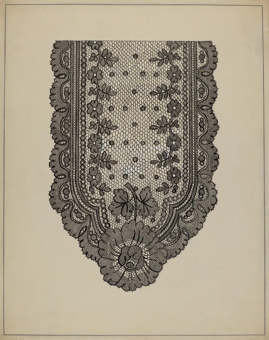 Lace Scarf by Katherine Hastings