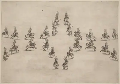 Twenty-Four Cavaliers in an Oval