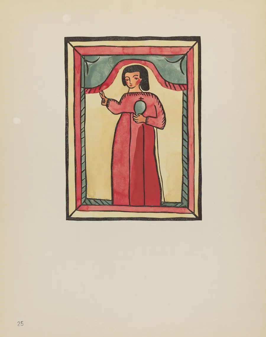 Plate 25: The Lost Child: From Portfolio "Spanish Colonial Designs of New Mexico" by American 20th Century