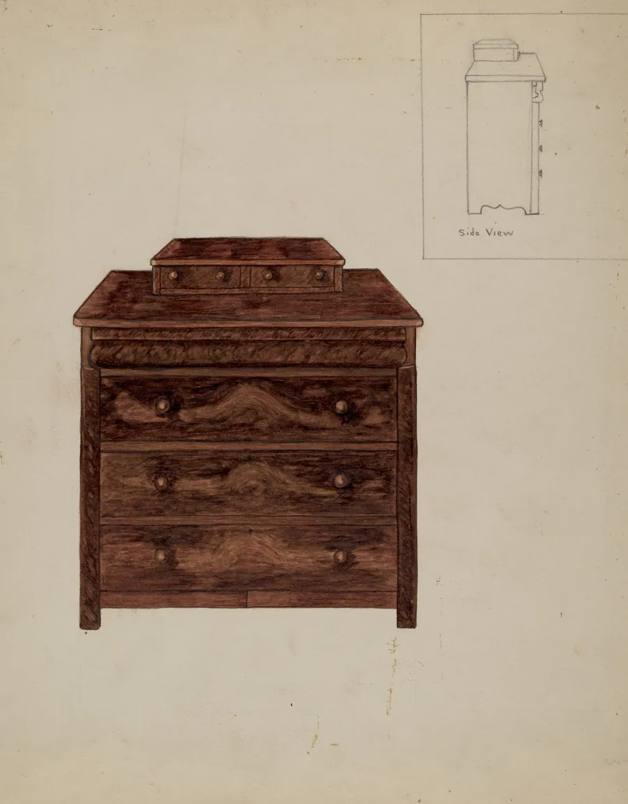 Old Dresser by Mary E. Humes