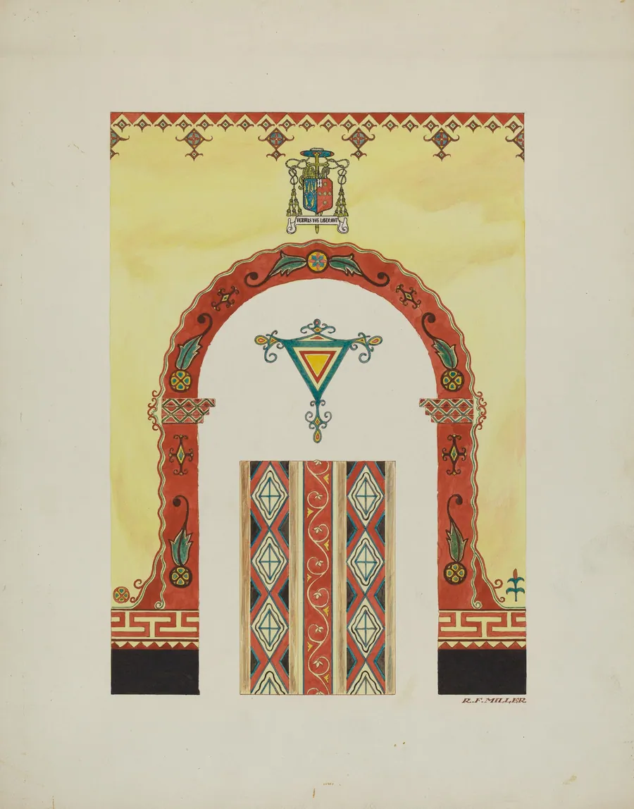 Wall and Ceiling Decorations by Randolph F. Miller