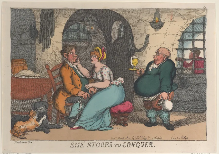 She Stoops to Conquer by Thomas Rowlandson