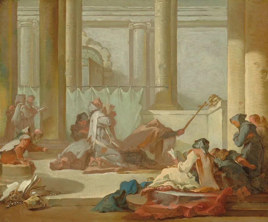 The Adoration of the Skulls by Michel-François Dandré-Bardon