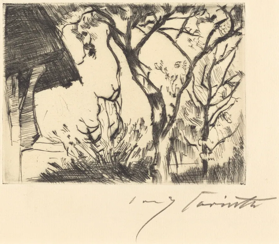 Hausecke (Corner of a House) by Lovis Corinth