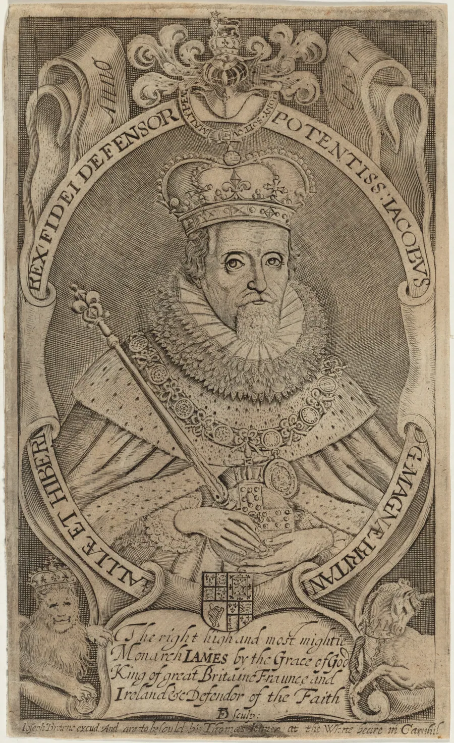 James I by Francis Delaram