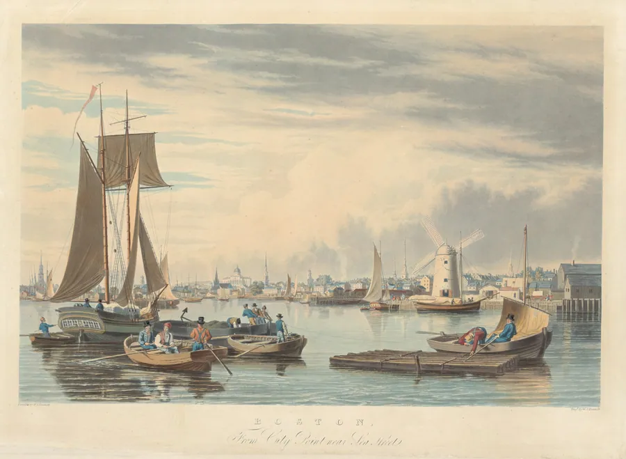 Boston: From City Point near Sea Street by William James Bennett