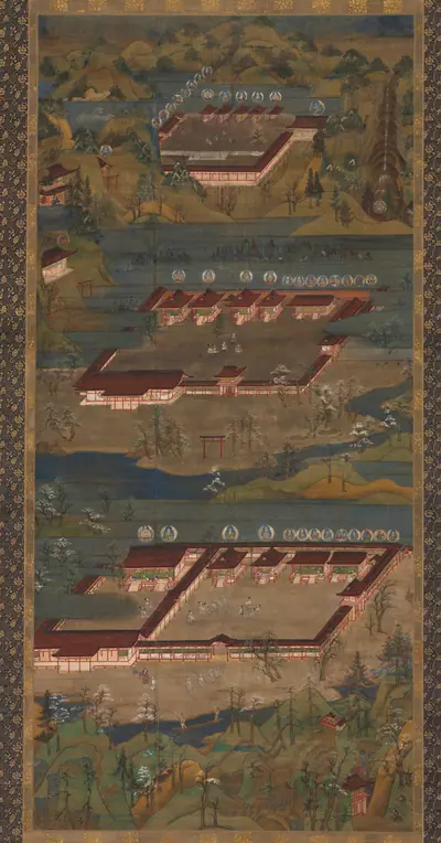 Mandala of the Three Shrines at Kumano