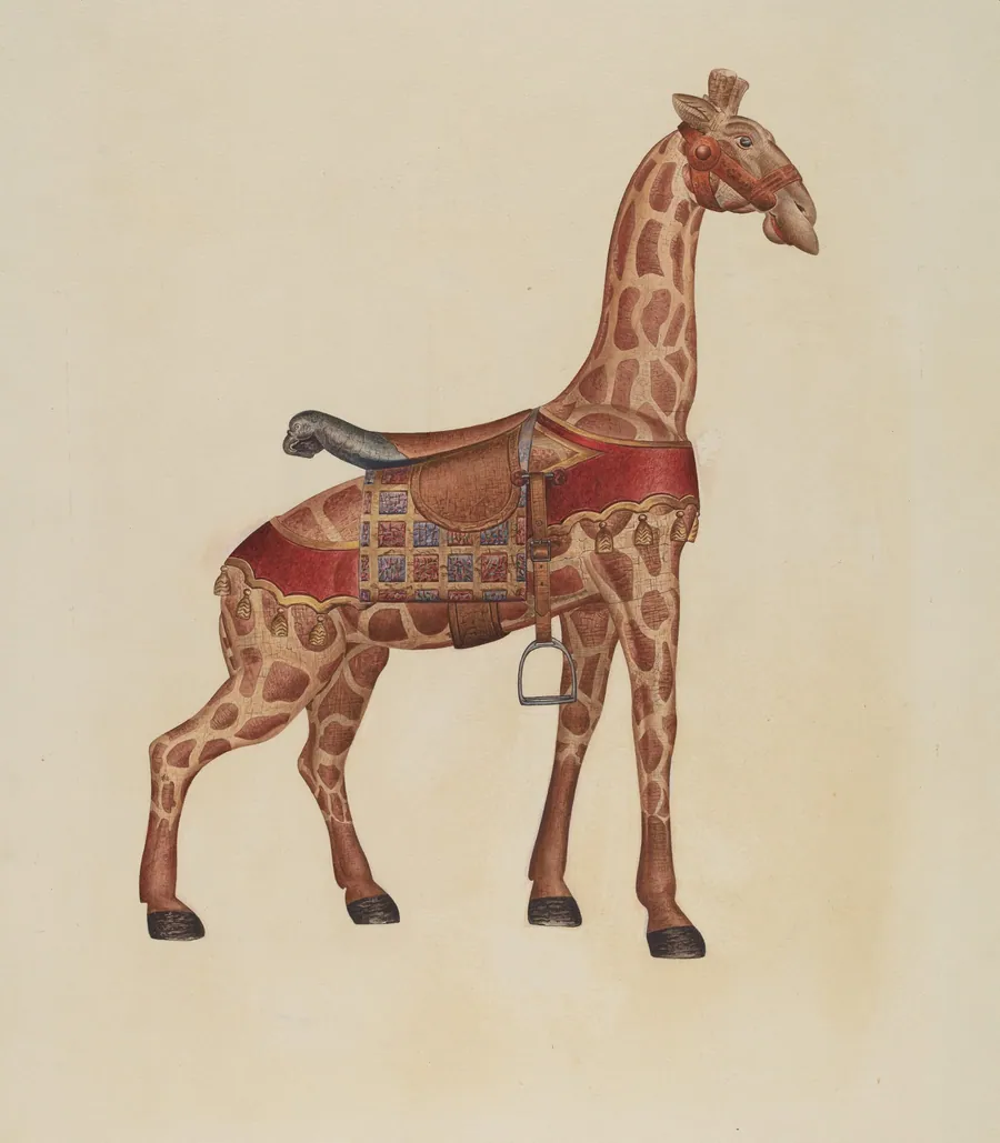 Carousel Giraffe by Henry Tomaszewski
