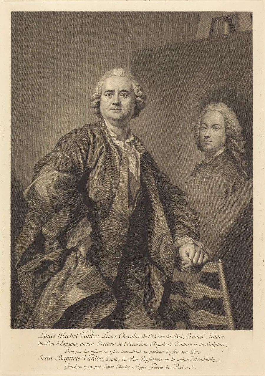 Louis Michel Vanloo by Simon Charles Miger