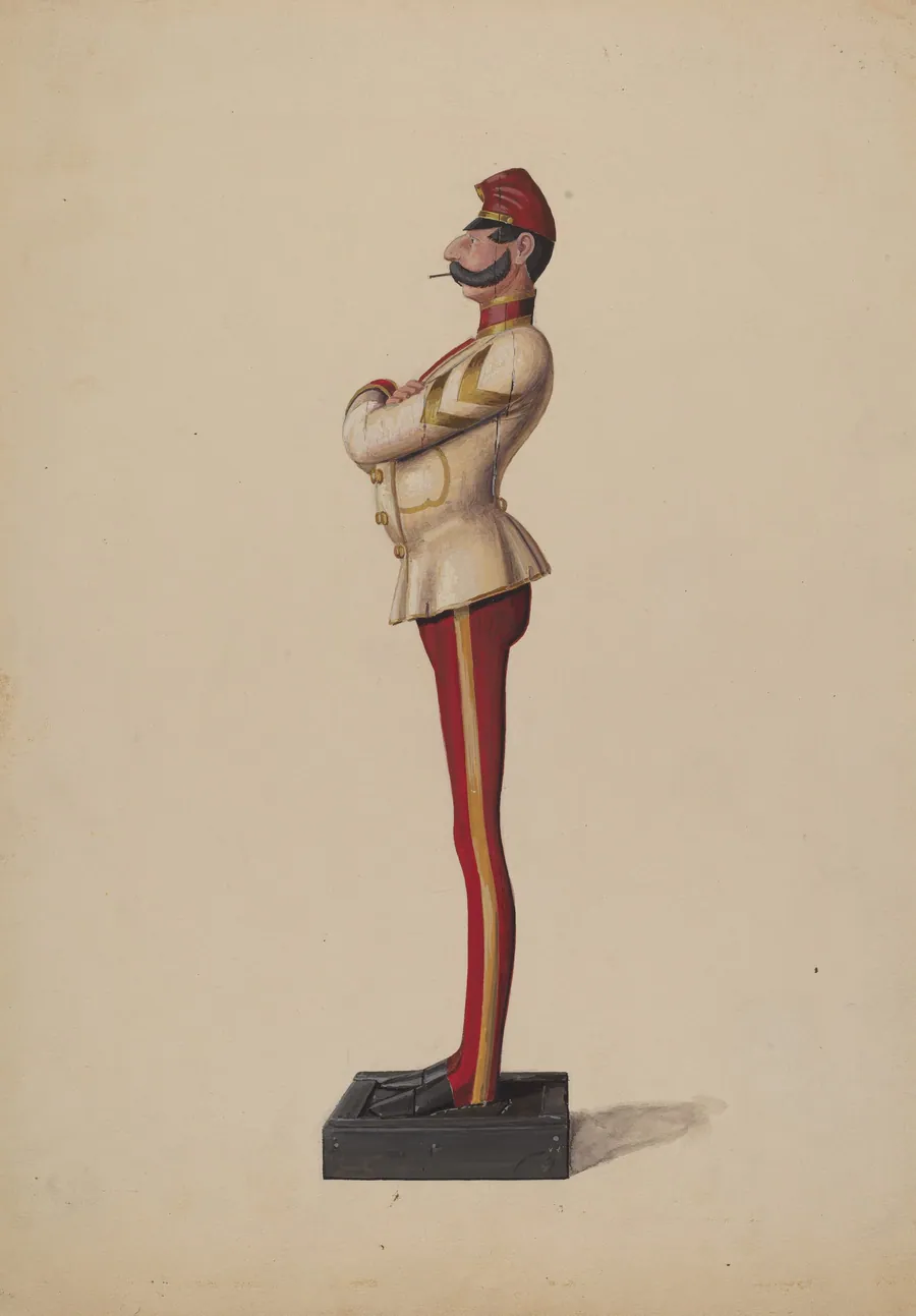 Cigar Store Figure by Eugene Croe