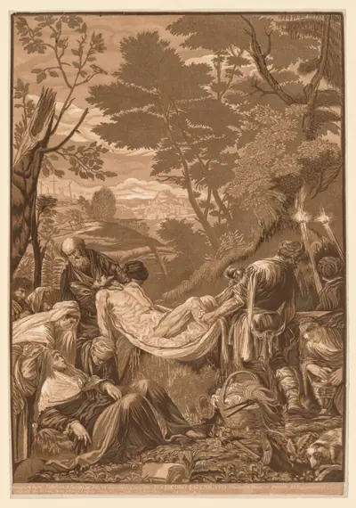 Venetian Set: Entombment of Christ