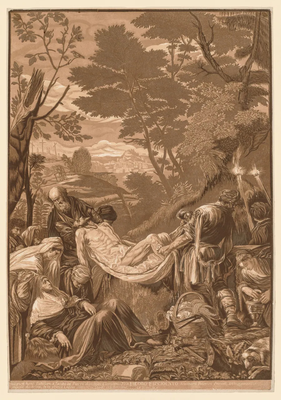 Venetian Set: Entombment of Christ by John Baptist Jackson