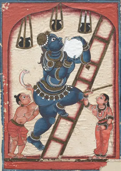 Krishna Stealing Curds