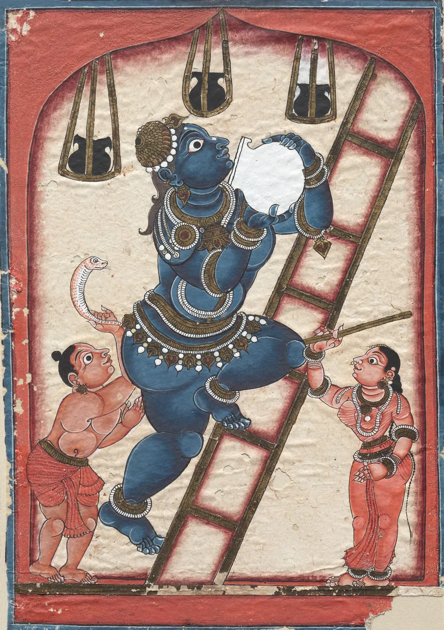 Krishna Stealing Curds