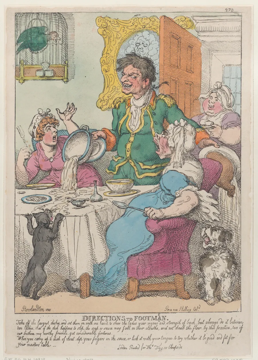 Directions to Footmen by Thomas Tegg