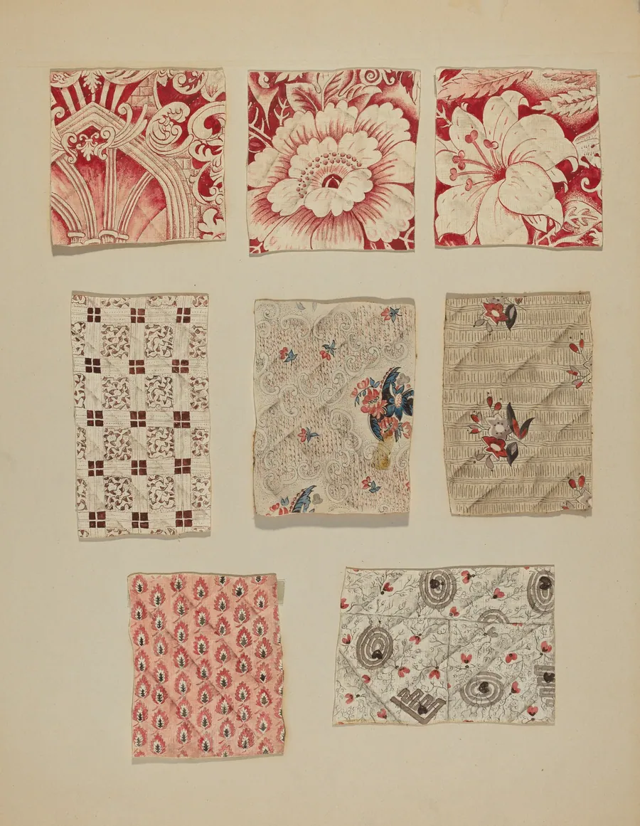 Swatches from Patchwork Quilt by Henry Granet