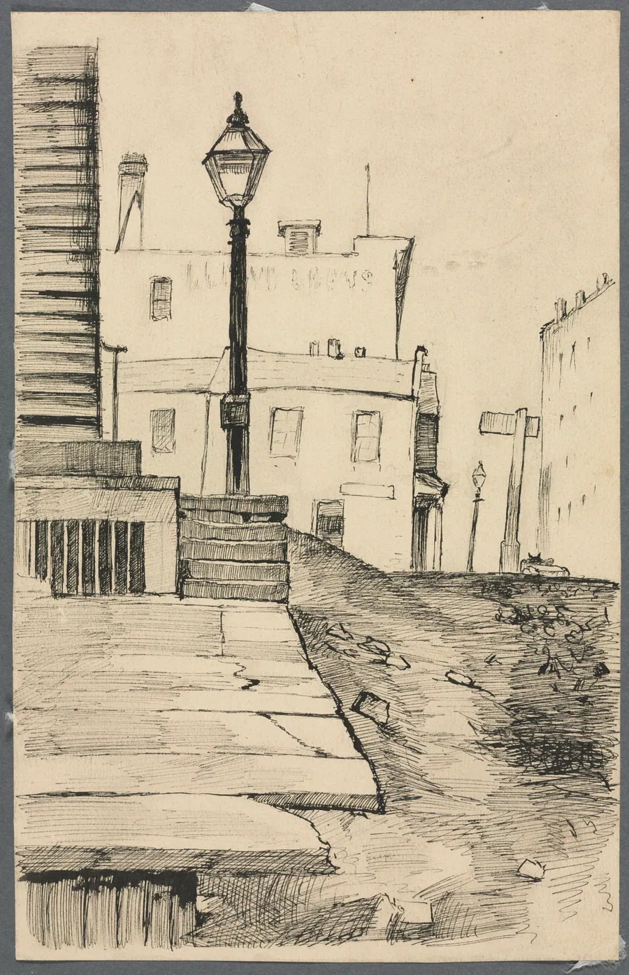 Street Scene, Cleveland by Otto H. Bacher