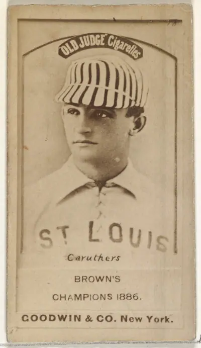 Robert Lee "Parisian Bob" Caruthers, St. Louis Browns, from the Old Judge series (N172) for Old Judge Cigarettes