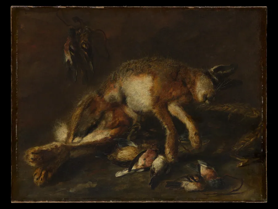 A Hare and Birds by Jan Fyt