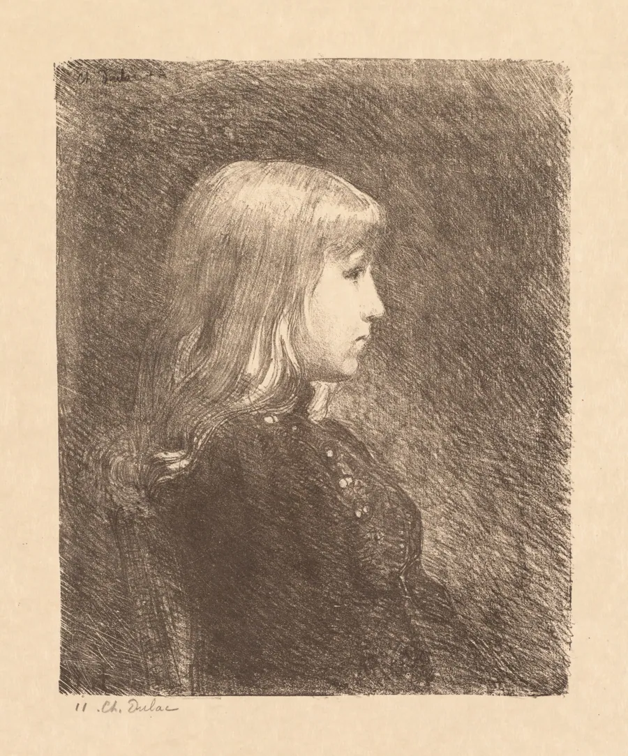 Young Lady (Jeune Fille) by Charles Marie Dulac