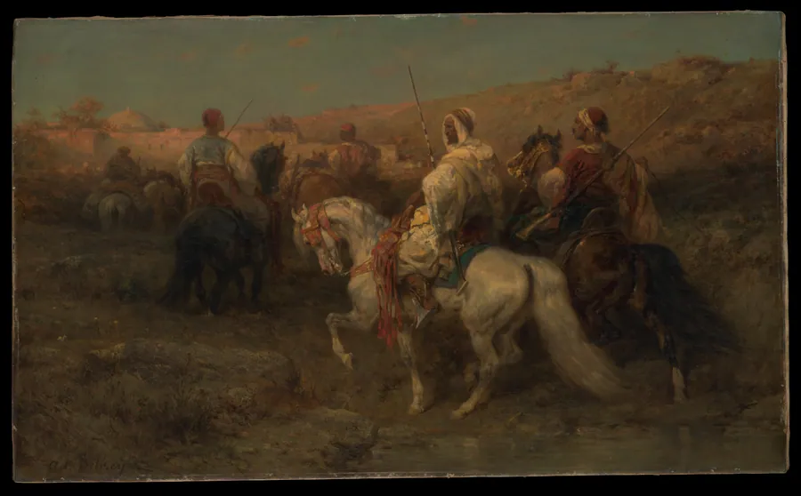 Arabs on the March by Adolf Schreyer