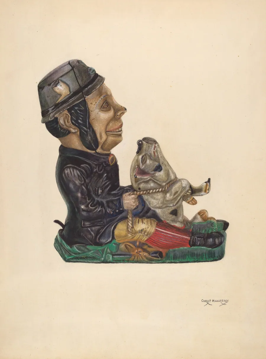 Toy Bank: Paddy and the Pig by Chris Makrenos