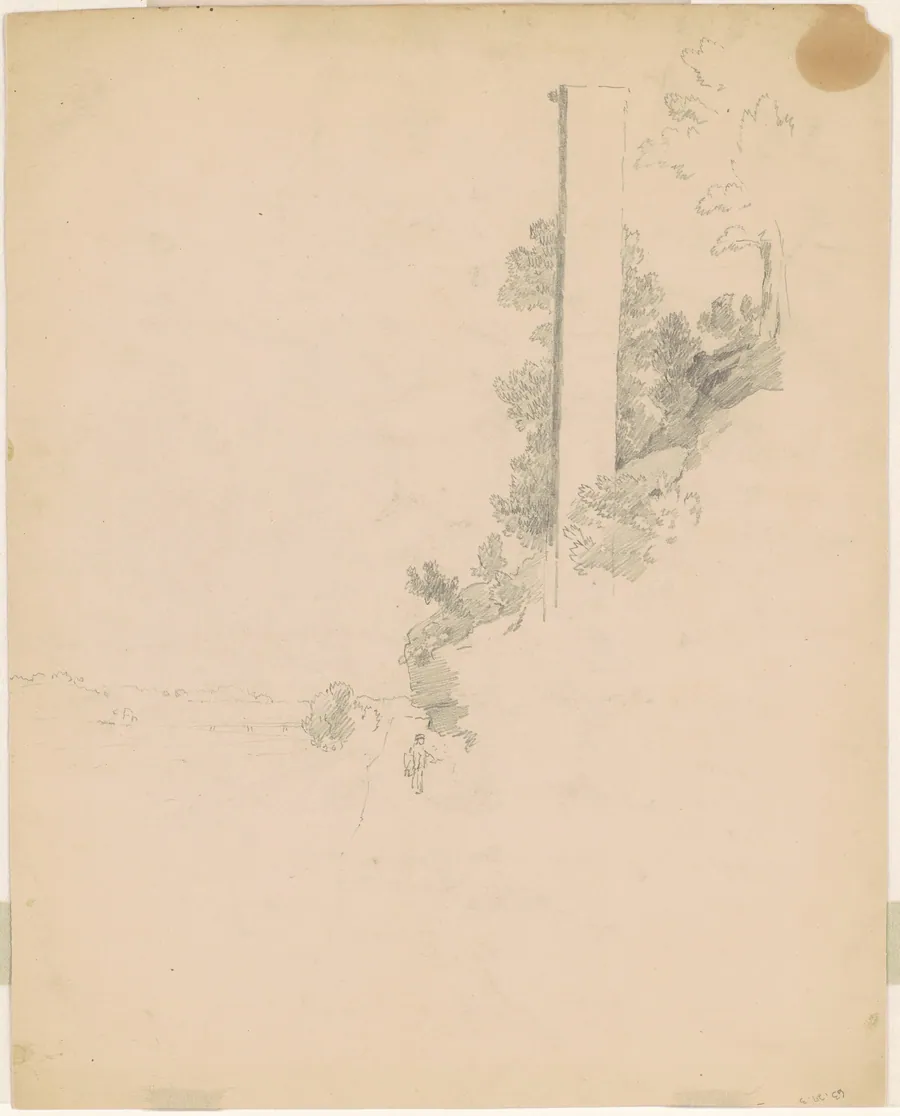 Landscape [verso] by William E. Winner