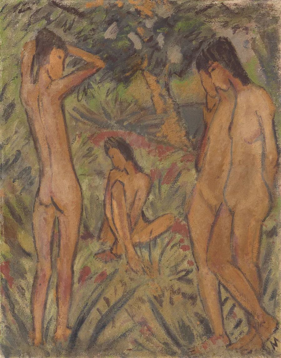 Bathers by Otto Mueller