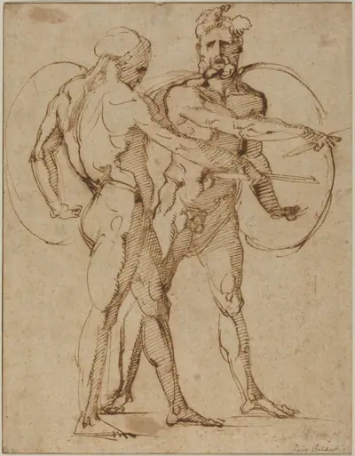 Two Male Nudes