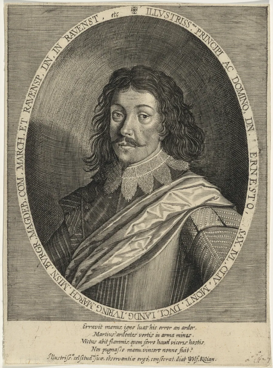 Prince Ernest, Duke of Saxony and Cleves by Wolfgang Philipp Kilian