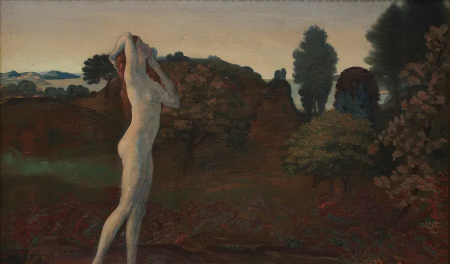 Valley's Brim by Arthur Bowen Davies, American, b. Utica, New York, 1862–1928