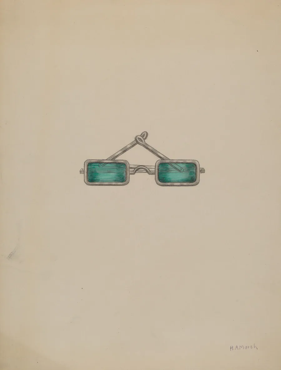 Spectacles with Green Lenses by Herbert Marsh