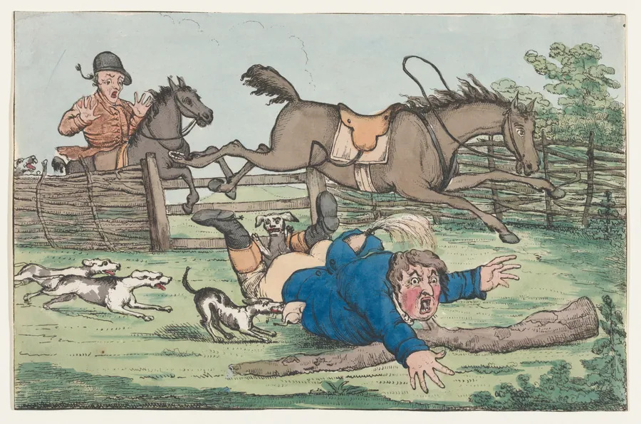 Fallen Rider by Henry William Bunbury