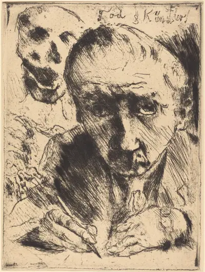Death and the Artist (Tod und Künstler) from Dance of Death (Totentanz)