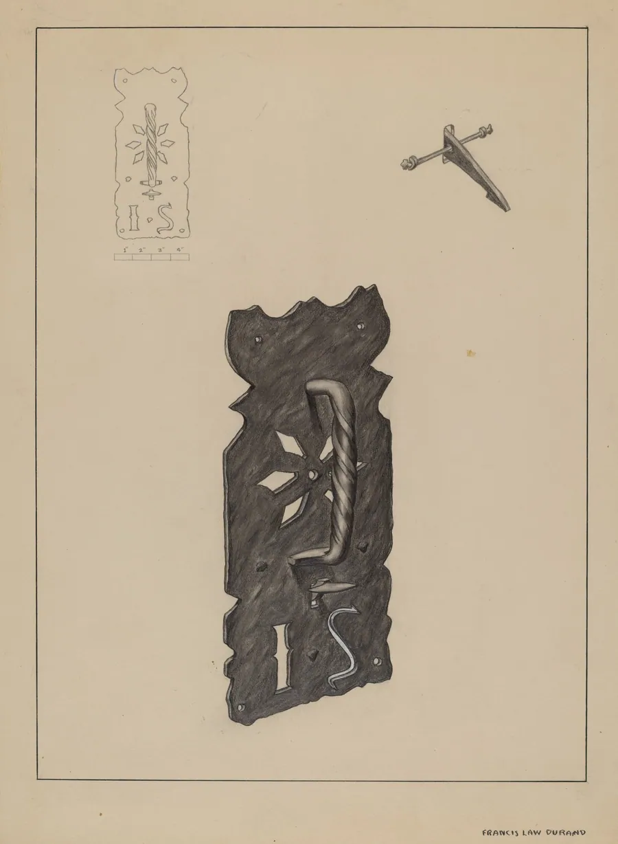 Latch Plate by Francis Law Durand