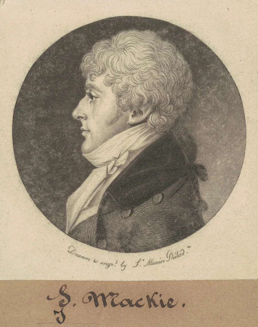 J. McKie by Charles B. J. Févret de Saint-Mémin