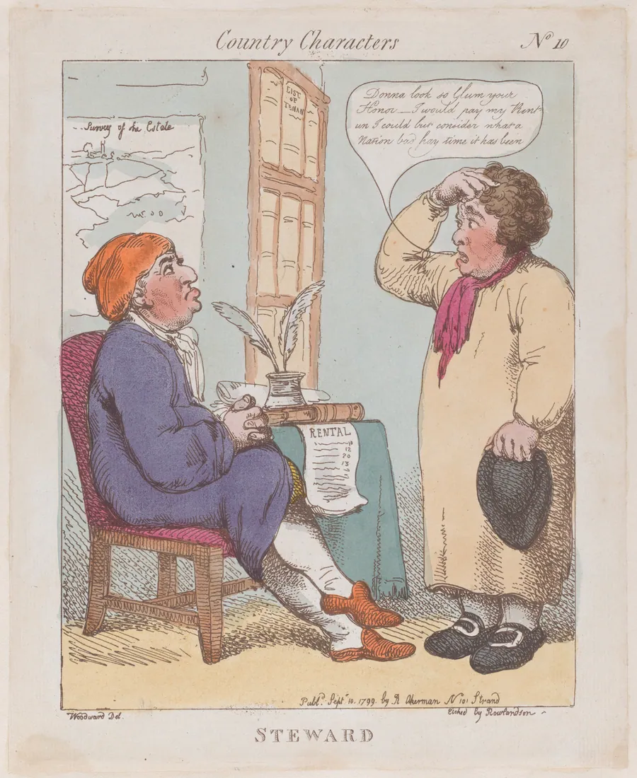 Steward by Thomas Rowlandson