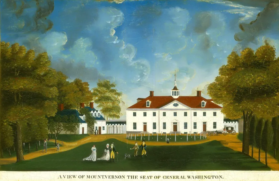 A View of Mount Vernon by American 18th Century