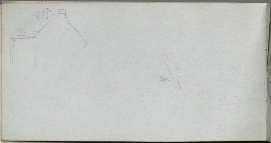 Sketchbook, page 54: Architecture Study by Ernest Meissonier